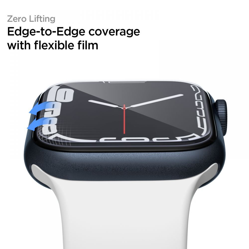 3X FILM PROTETTIVO PER APPLE WATCH 4 / 5 / 6 / 7 / 8 / 9 / SE 44 / 45 MM SPIGEN NEO FLEX 3-PACK TRASPARENTE