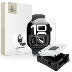 FOLIA PROTETTIVA TECH-PROTECT SUPREME SET 2-PACK APPLE WATCH 10 (46 MM) TRASPARENTE