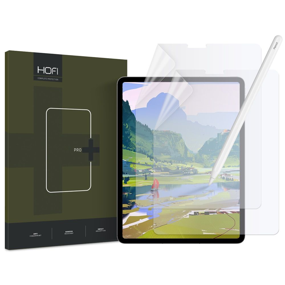 2X FILM PROTETTIVO HOFI PAPER PRO+ 2-PACK IPAD AIR 10.9 4 / 5 / 6 / 2020-2024 / PRO 11 2 / 3 / 4 / 2020-2022 TRASPARENTE OPACO