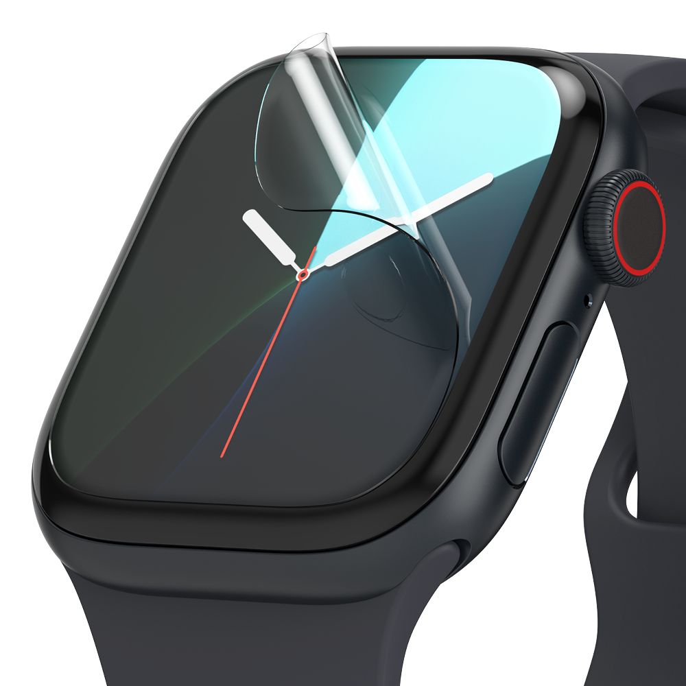 FOLIA PROTETTIVA RINGKE DUAL EASY 3-PACK APPLE WATCH 10 (42 MM) TRASPARENTE