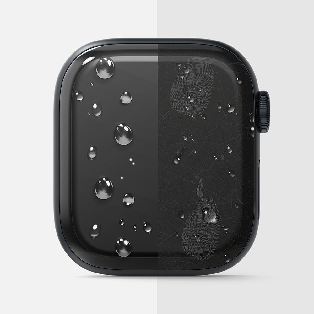 FOLIA PROTETTIVA RINGKE DUAL EASY 3-PACK APPLE WATCH 10 (42 MM) TRASPARENTE