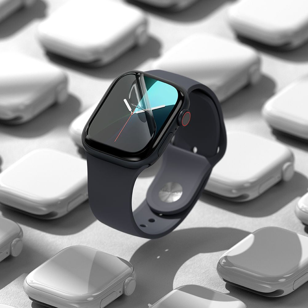 FOLIA PROTETTIVA RINGKE DUAL EASY 3-PACK APPLE WATCH 10 (42 MM) TRASPARENTE