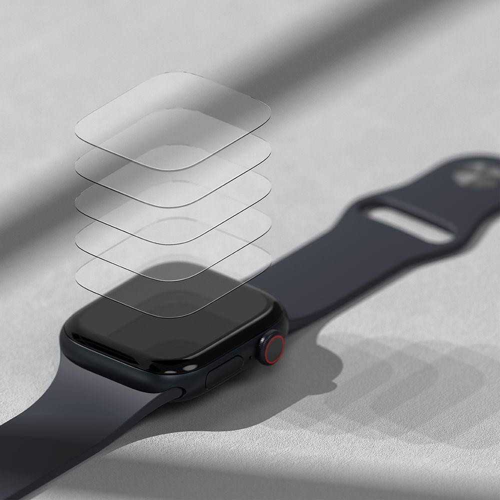 PELLE PROTETTIVA RINGKE DUAL EASY 3-PACK APPLE WATCH 10 (46 MM) TRASPARENTE