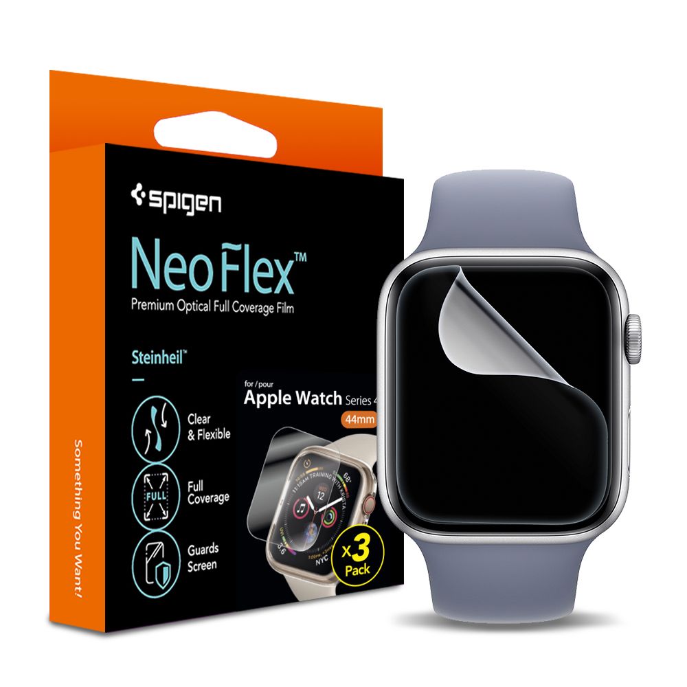 3X FILM PROTETTIVO SPIGEN NEO FLEX 3-PACK APPLE WATCH 40 / 41 MM TRASPARENTE