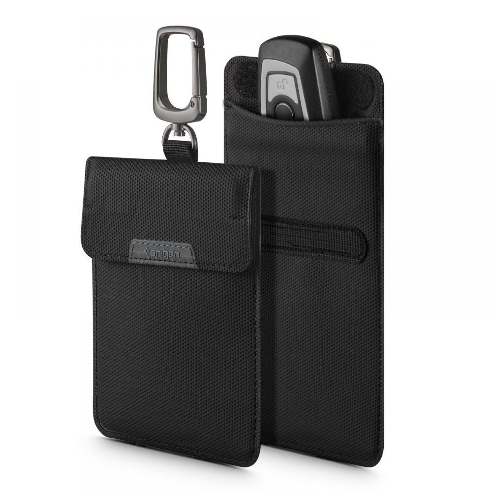 GABBIA DI FARADAY SPIGEN POUCH KEYLESS BLOCCO SEGNALE RFID NERO