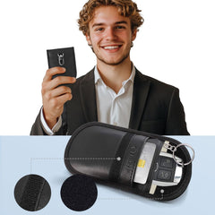 TECH-PROTECT KLR100 PORTA CHIAVE KEYLESS BLOCCO SEGNALE RFID NERO