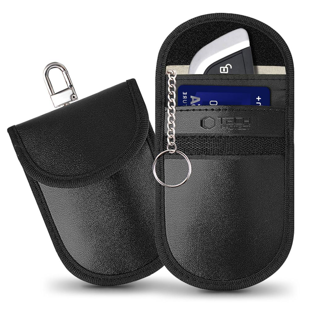 TECH-PROTECT KLR100 PORTA CHIAVE KEYLESS BLOCCO SEGNALE RFID NERO