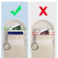 TECH-PROTECT KLR100 PORTAFOGLIO KEYLESS RFID BLOCCO SEGNALE CAFFE LATTE