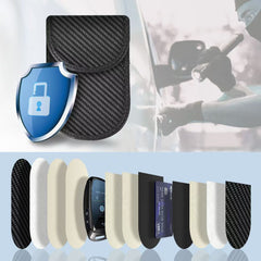 TECH-PROTECT KLR100 PORTA CHIAVE KEYLESS BLOCCO SEGNALE RFID CARBONIO