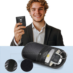 TECH-PROTECT KLR100 PORTA CHIAVE KEYLESS BLOCCO SEGNALE RFID CARBONIO