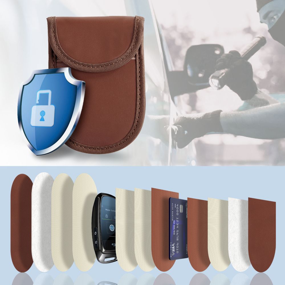 TECH-PROTECT KLR100 PORTA CHIAVE KEYLESS BLOCCO SEGNALE RFID ESPRESSO