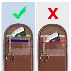 TECH-PROTECT KLR100 PORTA CHIAVE KEYLESS BLOCCO SEGNALE RFID ESPRESSO