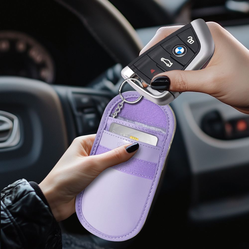 TECH-PROTECT KLR100 COPERTINA KEYLESS RFID SIGNAL BLOCKER LAVANDA