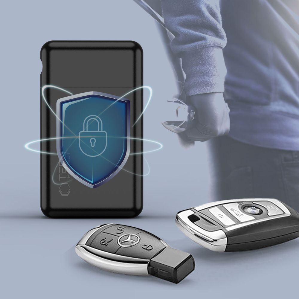 TECH-PROTECT KLR200 METAL KEYLESS RFID SIGNAL BLOCKER CASE NERA