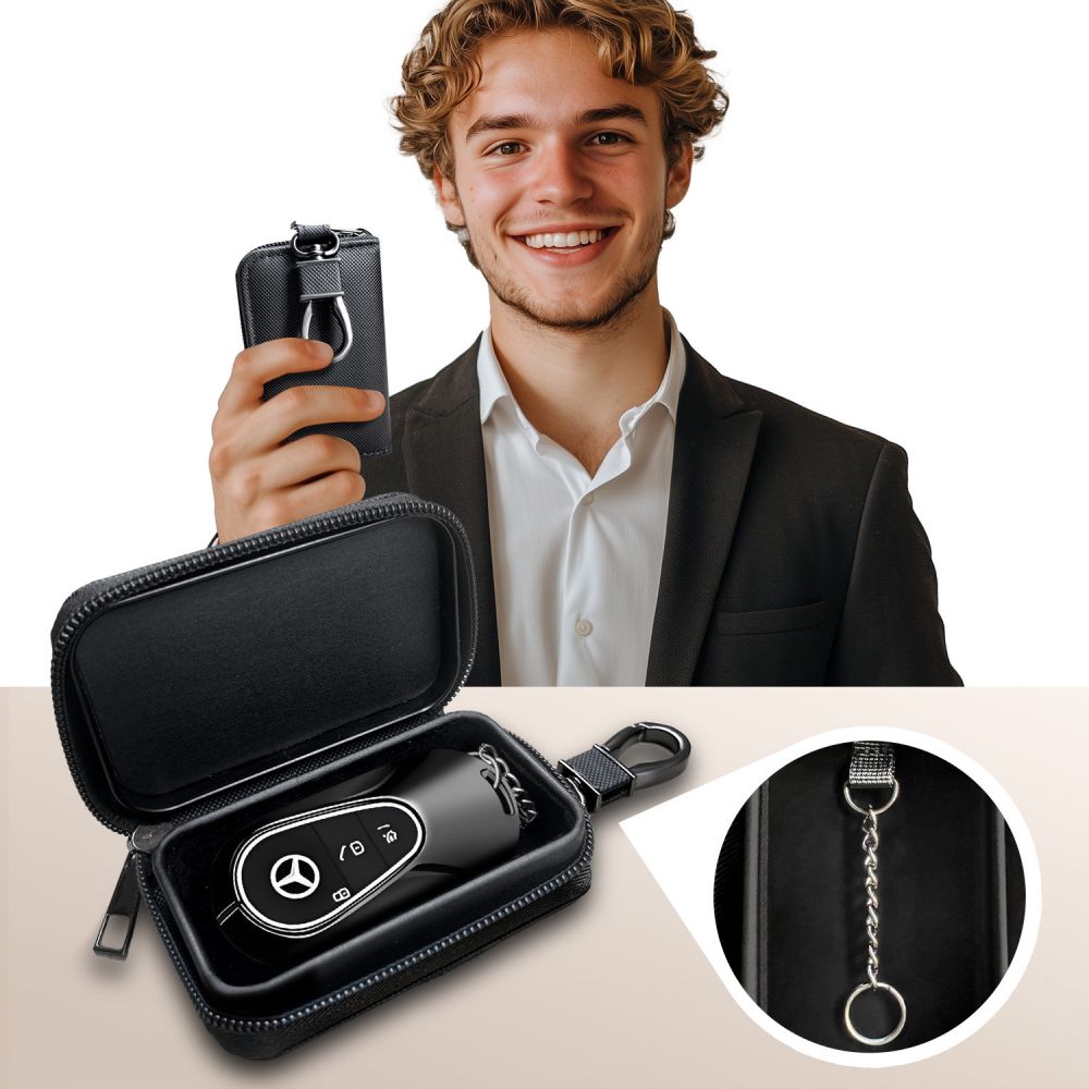 FARADAYA TECH-PROTECT KLR300 COPERTINA KEYLESS RFID BLOCCO SEGNALE NERA