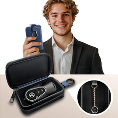 FARADAYA TECH-PROTECT KLR300 PORTA CHIAVE KEYLESS BLOCCO SEGNALE RFID CASE BLU NAVY