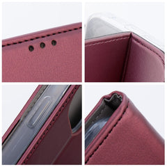 COPERTINA PER LIBRO PER HUAWEI NOVA 12 SE HEYCASE MAGNETO WALLET BURGUNDY