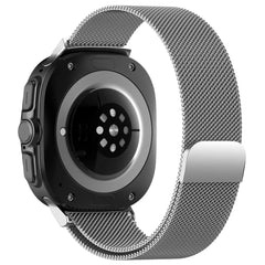 BRACCIALE IN METALLO PER SAMSUNG GALAXY WATCH ULTRA (47 MM) HEYBAND MILANESE ARGENTO