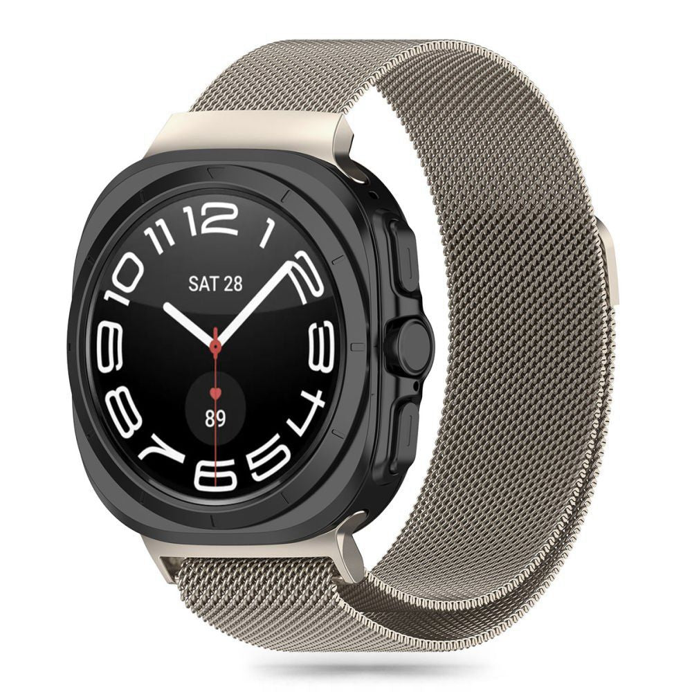 CINTURINO IN METALLO PER SAMSUNG GALAXY WATCH ULTRA (47 MM) HEYBAND MILANESE STARLIGHT