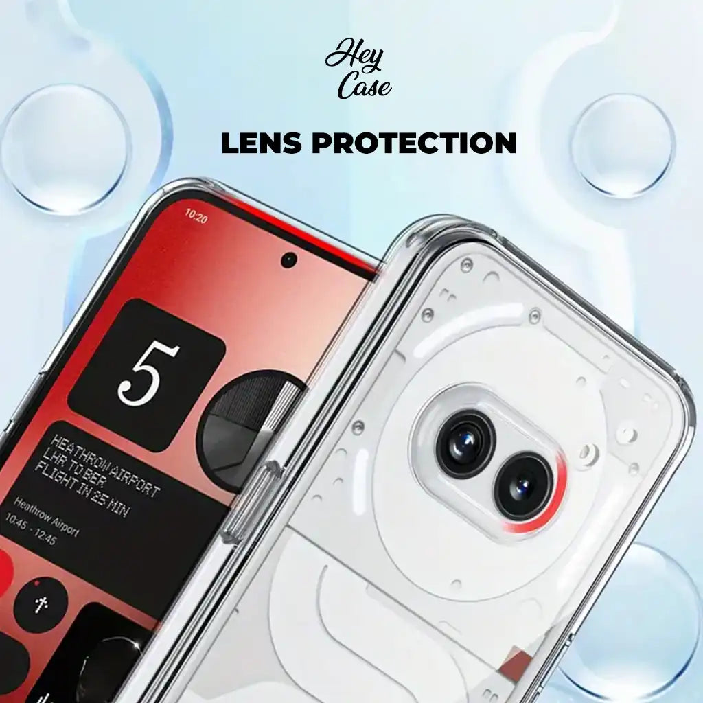 COPERTURA PER NOTHING PHONE 2A / 2A PLUS HEYCASE AIR DEFENSE TRASPARENTE