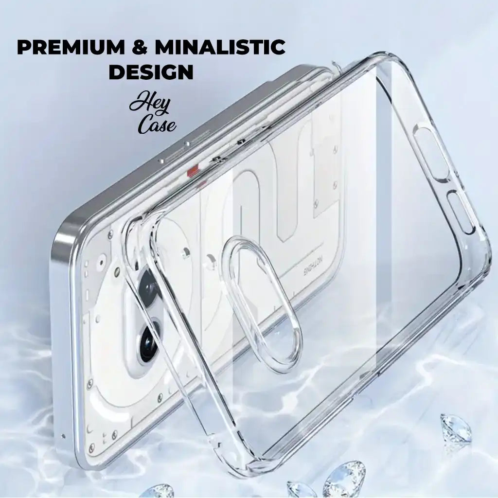 COPERTURA PER NOTHING PHONE 2A / 2A PLUS HEYCASE AIR DEFENSE TRASPARENTE