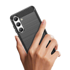 COPERTURA PER SAMSUNG GALAXY S24 HEYCASE CARBON ARMOR NERA