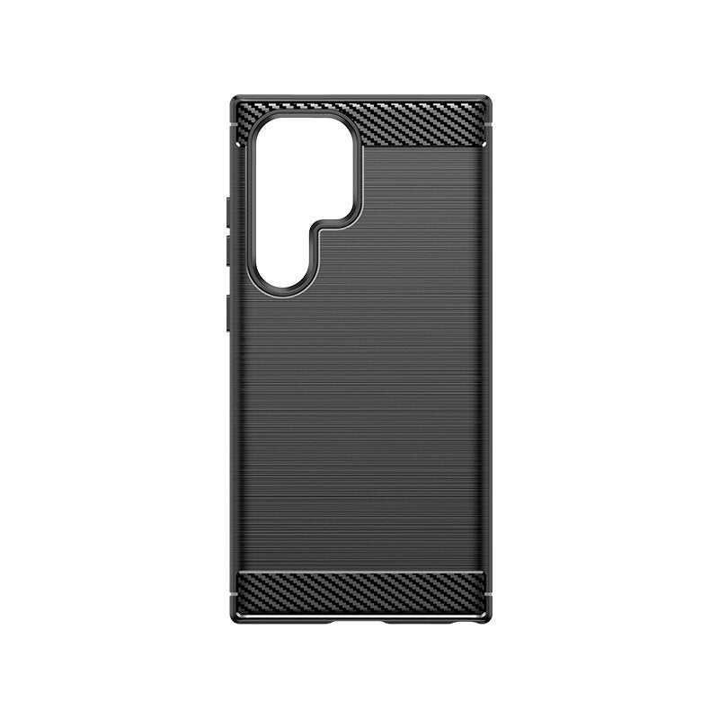 COPERTURA PER SAMSUNG GALAXY S24 ULTRA HEYCASE CARBON ARMOR NERA