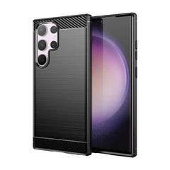 COPERTURA PER SAMSUNG GALAXY S24 ULTRA HEYCASE CARBON ARMOR NERA