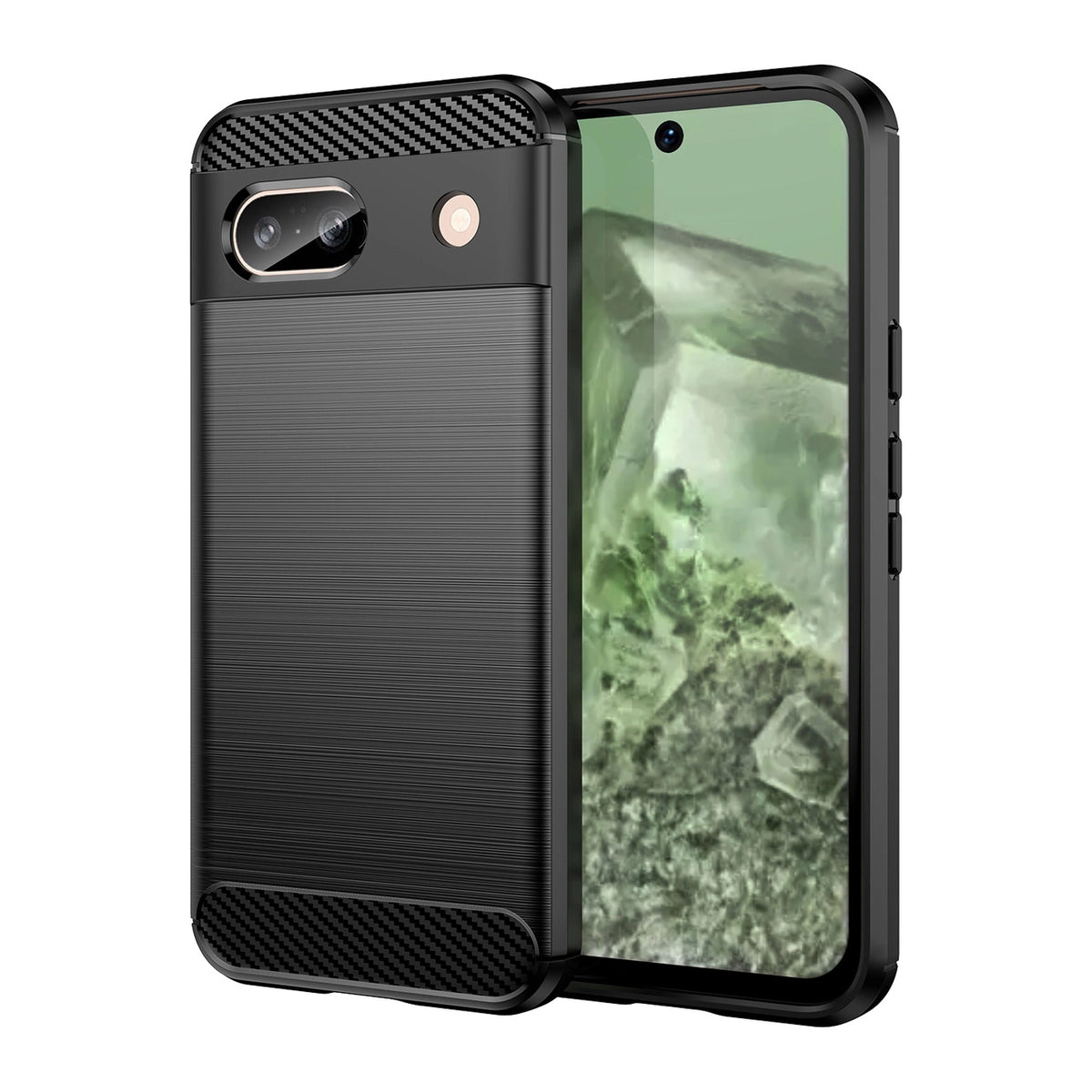 COPERTURA PER GOOGLE PIXEL 8A HEYCASE CARBON BLACK