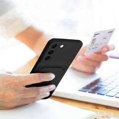 COPERTURA PER SAMSUNG GALAXY A15 5G HEYCASE CARD CASE NERA