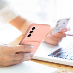 COPERTURA PER SAMSUNG GALAXY A15 5G HEYCASE CARD CASE ROSA