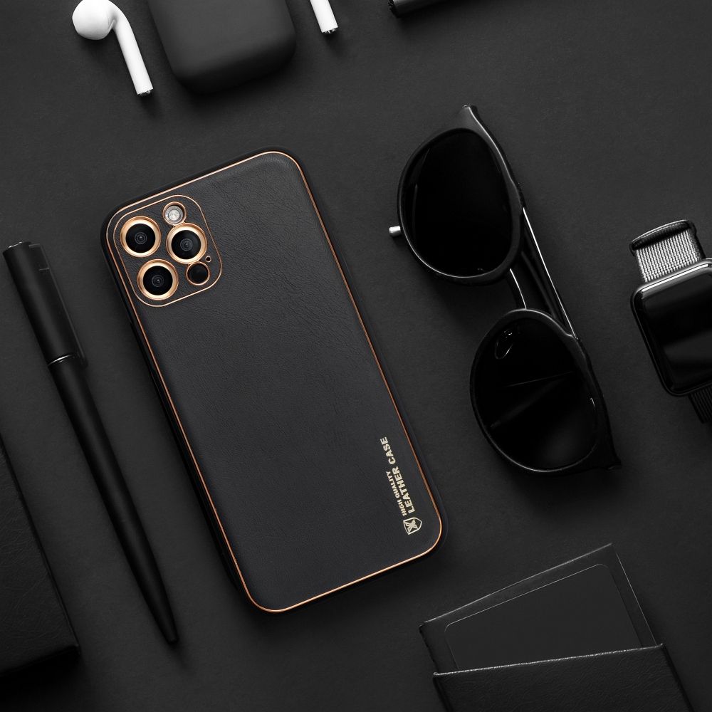 COPERTURA IN PELLE PER SAMSUNG GALAXY A25 5G HEYCASE NERA