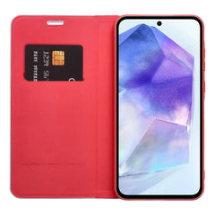 COPERTINA PER LIBRO PER XIAOMI REDMI 13C / POCO C65 HEYCASE LUNA WALLET ROSSO PURO