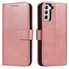 COPERTINA PER LIBRO PER SAMSUNG GALAXY S24+ PLUS HEYCASE MAGNET WALLET ROSA