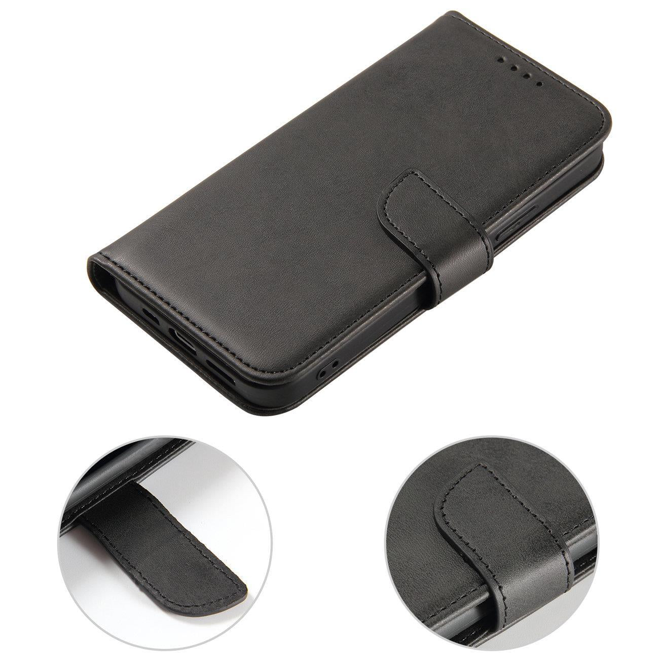 COPERTINA PER LIBRO PER SAMSUNG GALAXY S24 ULTRA HEYCASE MAGNET WALLET NERA