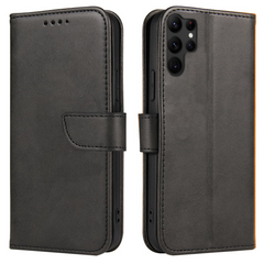 COPERTINA PER LIBRO PER SAMSUNG GALAXY S24 ULTRA HEYCASE MAGNET WALLET NERA