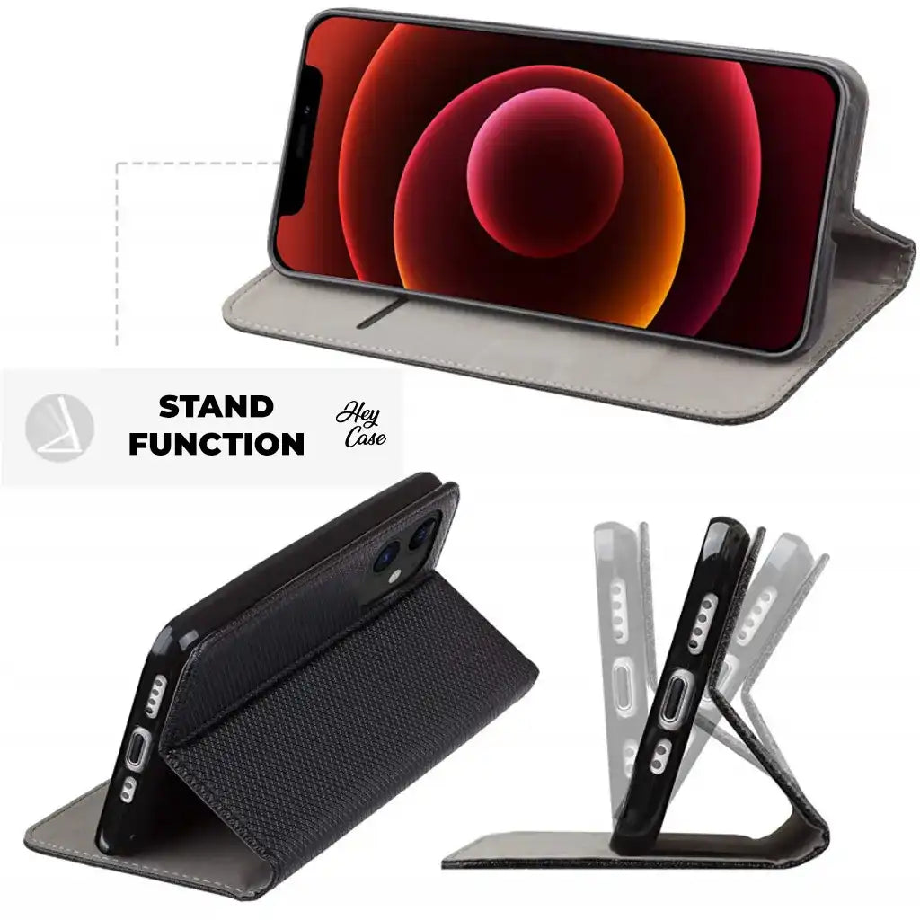 COPERTINA PER LIBRI PER HONOR MAGIC 6 LITE / HONOR X50 5G HEYCASE MAGNETO WALLET NERA