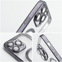 COPERTURA PER SAMSUNG GALAXY S24 MAGSAFE HEYCASE ELECTRO BLACK