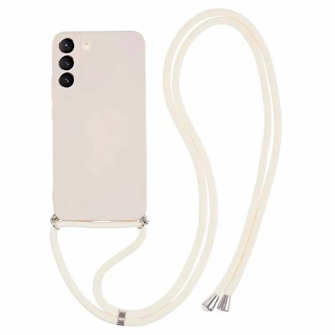 COPERTURA HEYCASE SILICONE CHAIN GALAXY S23 FE BEIGE