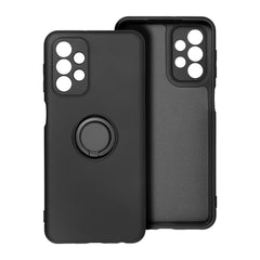 COPERTURA PER SAMSUNG GALAXY A25 5G HEYCASE SILICONE RING NERA