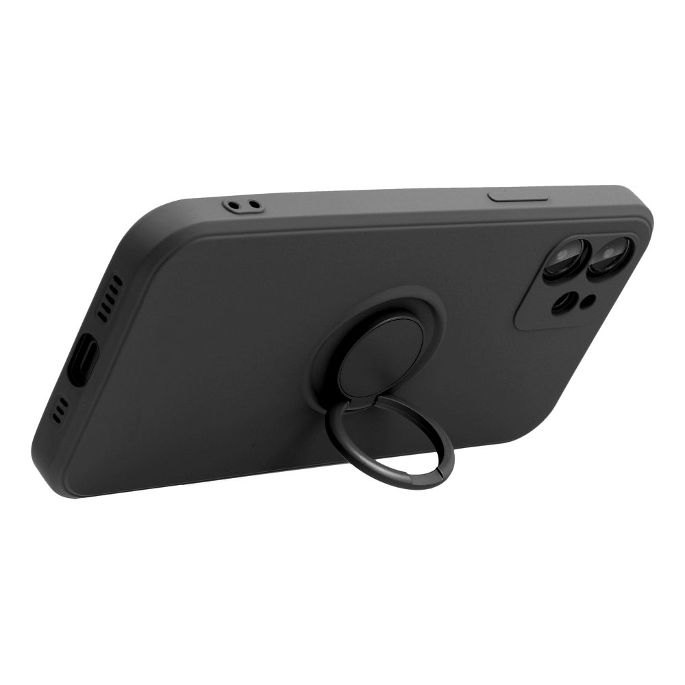 COPERTURA PER XIAOMI REDMI A1 / REDMI A2 HEYCASE ANELLO IN SILICONE NERO
