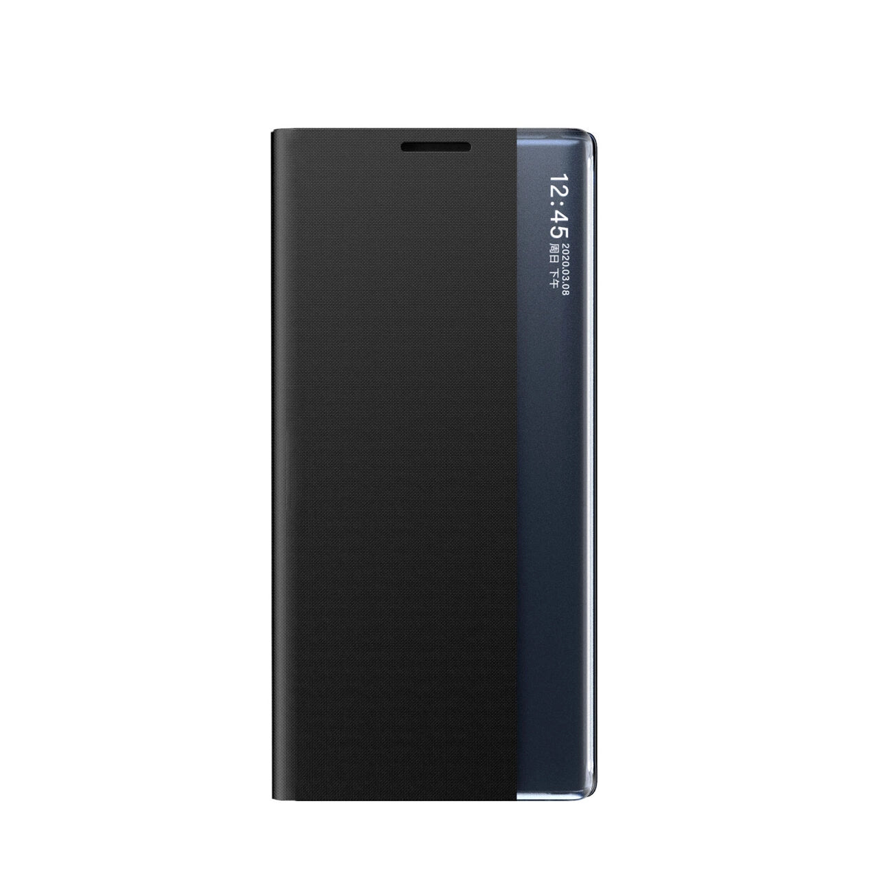 COPERTINA PER LIBRO PER XIAOMI POCO C65/REDMI 13C HEYCASE SLEEP VIEW CASE NERA