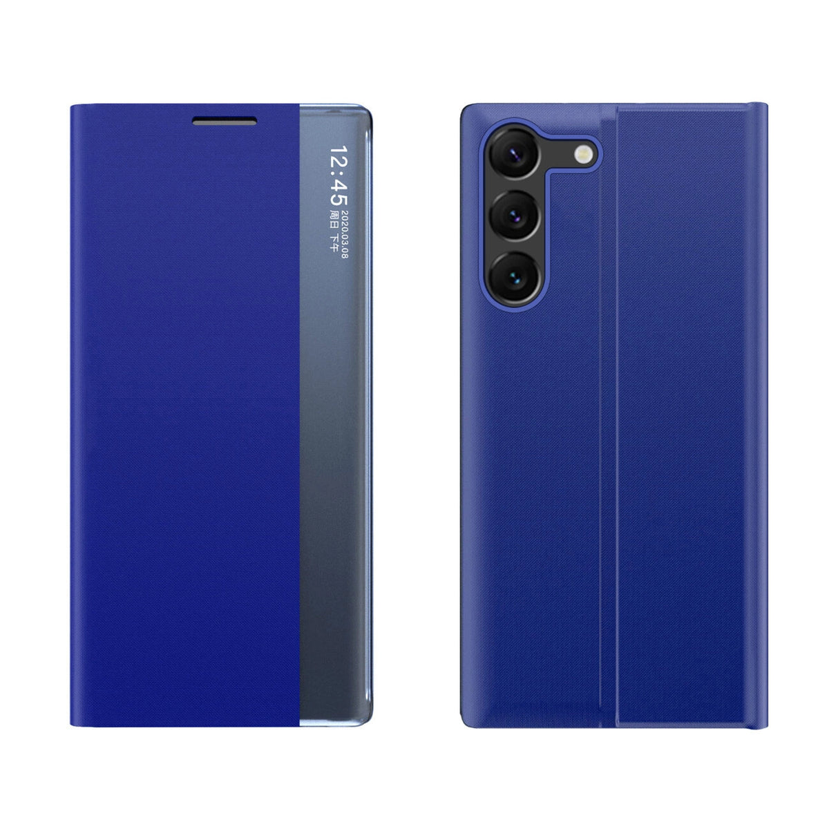 COPERTINA PER LIBRO PER XIAOMI POCO C65/REDMI 13C HEYCASE SLEEP VIEW CASE BLU