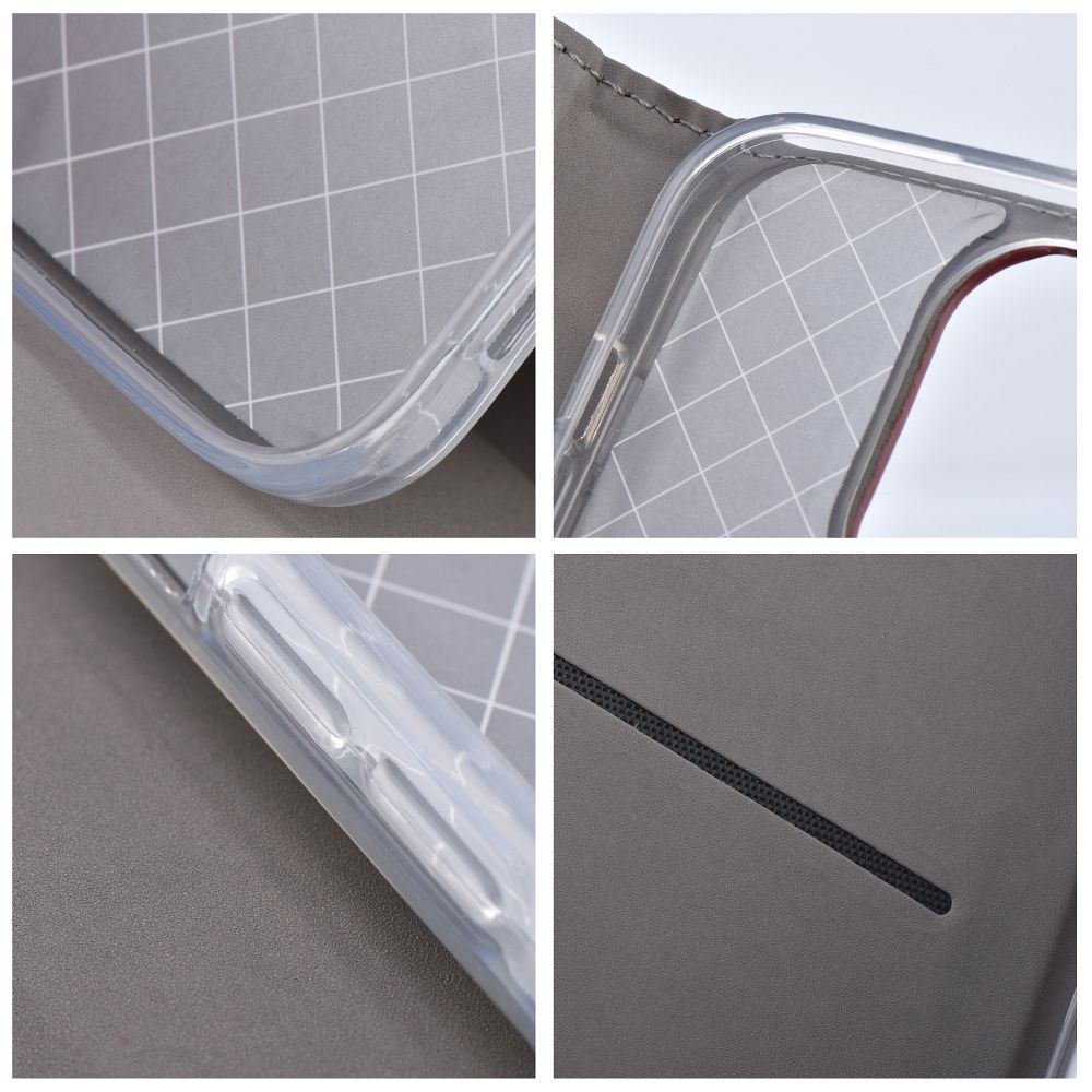 COPERTINA PER LIBRO PER REALME C67 HEYCASE SMART MAGNETO BOOK BURGUNDY