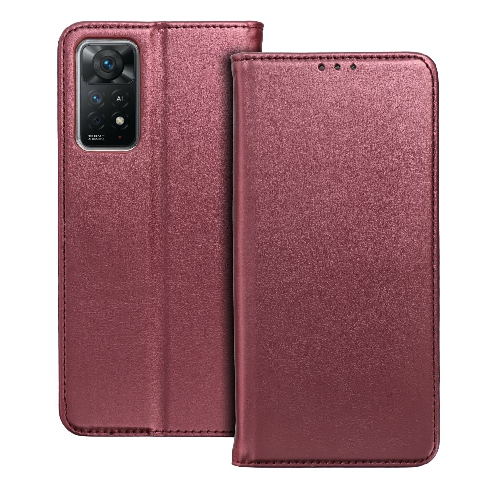 COPERTINA PER LIBRO PER REALME C67 HEYCASE SMART MAGNETO BOOK BURGUNDY