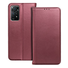 COPERTINA PER LIBRO PER REALME C67 HEYCASE SMART MAGNETO BOOK BURGUNDY