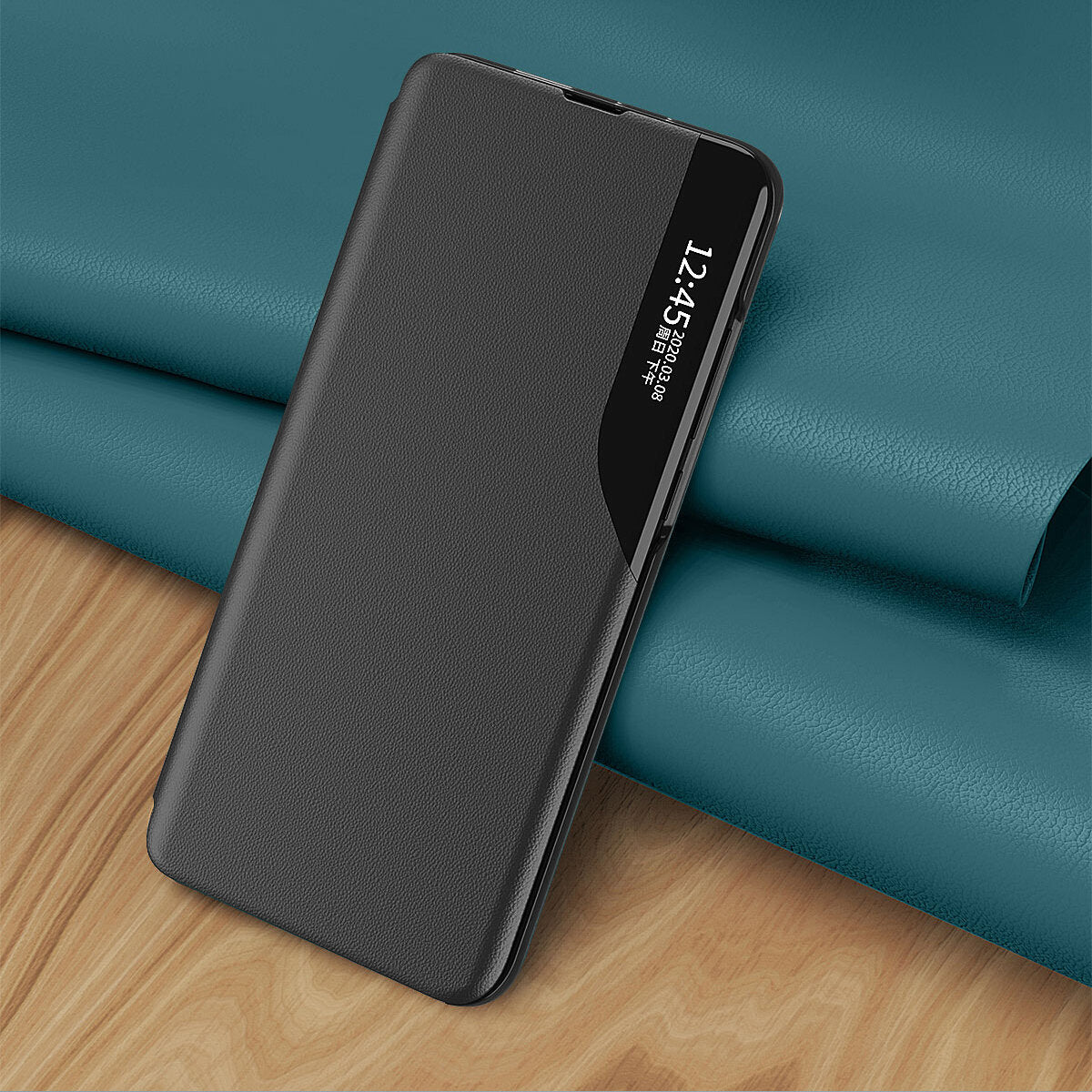 COPERTINA PER LIBRO PER SAMSUNG GALAXY S24 ULTRA HEYCASE SMART VIEW NERA