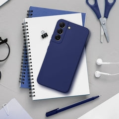 COPERTURA PER SAMSUNG GALAXY A25 5G HEYCASE SOFT BLU SCURO
