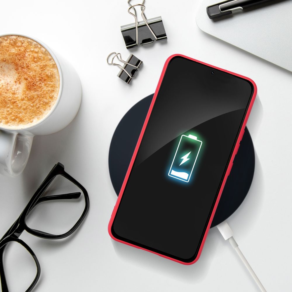 COPERTURA PER SAMSUNG GALAXY A25 5G HEYCASE MORBIDA ROSSA