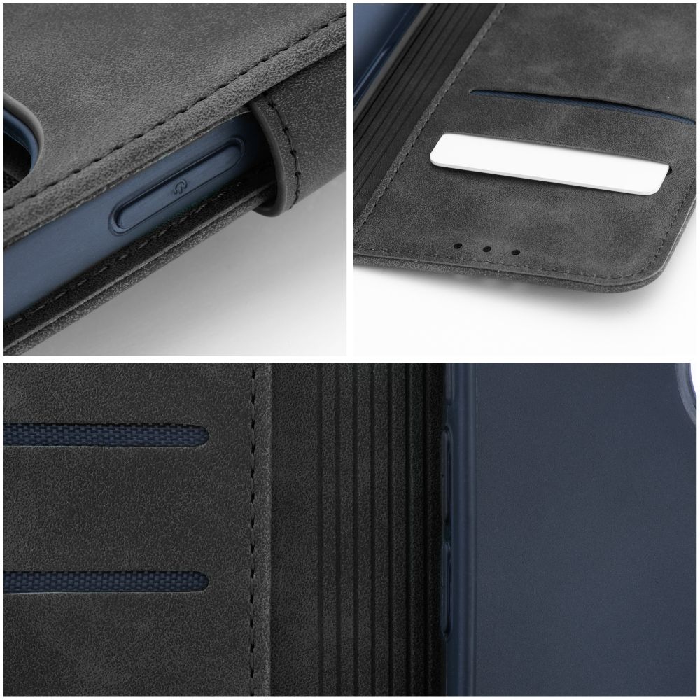 COPERTINA PER LIBRO PER SAMSUNG GALAXY A35 5G HEYCASE TENDER WALLET NERA